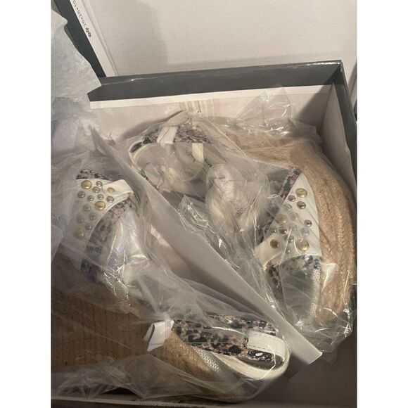 NEW Paprika Exempt-S Wedges Espadrilles 7.5" - Picture 12 of 13